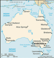 Mappa Australia